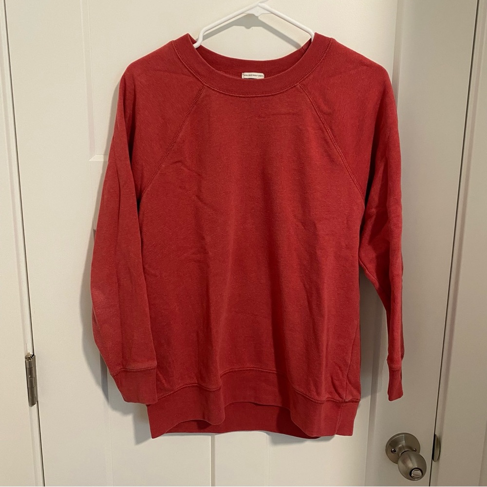 American Eagle Outfitters Red Crew Neck Sweater